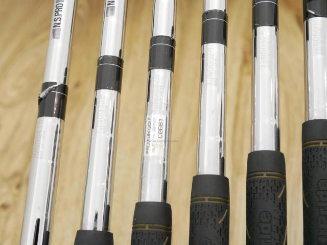 Iron set : PRGR : ชุดเหล็ก PRGR Egg PF Forged (รุ่นปี 2019 ตีง่ายและไกลมากๆ โกงสุดๆ) มีเหล็ก 6-Pw,Aw,As (7 ชิ้น) ก้านเหล็ก NS Pro 80 Flex SR