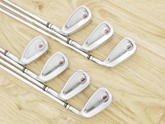 Iron set : PRGR : ชุดเหล็ก PRGR Egg PF Forged (รุ่นปี 2019 ตีง่ายและไกลมากๆ โกงสุดๆ) มีเหล็ก 6-Pw,Aw,As (7 ชิ้น) ก้านเหล็ก NS Pro 80 Flex SR