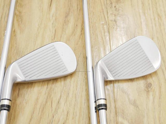 Iron set : PRGR : ชุดเหล็ก PRGR Egg PF Forged (รุ่นปี 2019 ตีง่ายและไกลมากๆ โกงสุดๆ) มีเหล็ก 6-Pw,Aw,As (7 ชิ้น) ก้านเหล็ก NS Pro 80 Flex SR
