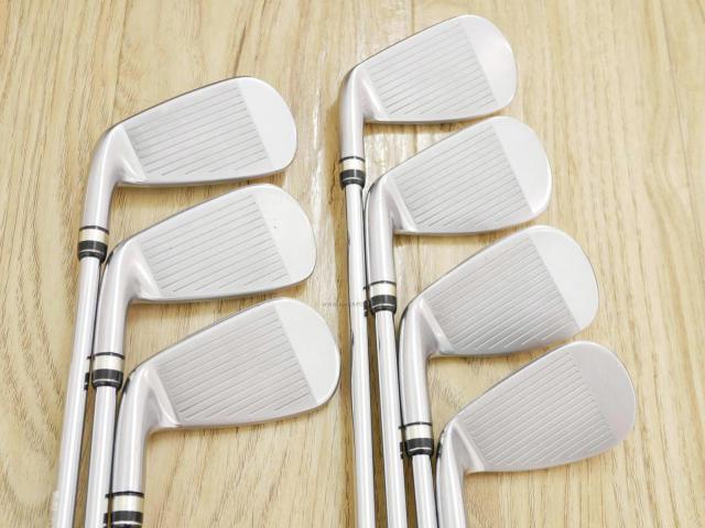 Iron set : PRGR : ชุดเหล็ก PRGR Egg PF Forged (รุ่นปี 2019 ตีง่ายและไกลมากๆ โกงสุดๆ) มีเหล็ก 6-Pw,Aw,As (7 ชิ้น) ก้านเหล็ก NS Pro 80 Flex SR