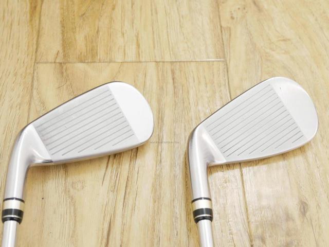Iron set : PRGR : ชุดเหล็ก PRGR Egg PF Forged (รุ่นปี 2019 ตีง่ายและไกลมากๆ โกงสุดๆ) มีเหล็ก 6-Pw,Aw,As (7 ชิ้น) ก้านเหล็ก NS Pro 80 Flex SR