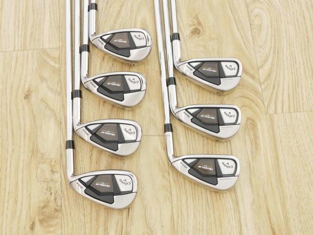 Iron set : Callaway : ชุดเหล็ก Callaway Rogue ST Max (ออกปี 2022 ตีง่าย ไกลมาก) มีเหล็ก 5-Pw,Aw (7 ชิ้น) ก้านเหล็ก Dynamic Gold 95 S200