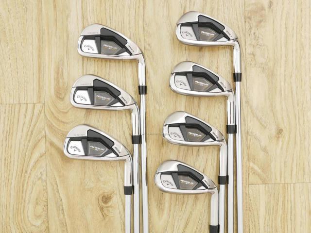 Iron set : Callaway : ชุดเหล็ก Callaway Rogue ST Max (ออกปี 2022 ตีง่าย ไกลมาก) มีเหล็ก 5-Pw,Aw (7 ชิ้น) ก้านเหล็ก Dynamic Gold 95 S200