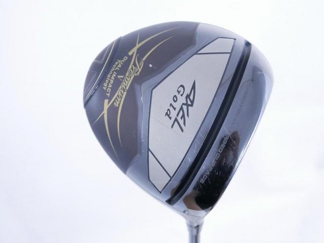 Driver : Tsuruya : ไดรเวอร์ Tsuruya AXEL Gold Premium 5 (รุ่นปี 2023 ตัวท๊อป หน้าเด้งสุดๆ COR 0.88 ของใหม่ 5 หมื่น) Loft 10.5 ก้าน NS Pro Regio Formula 45 Flex R