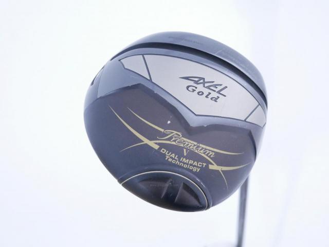 Driver : Tsuruya : ไดรเวอร์ Tsuruya AXEL Gold Premium 5 (รุ่นปี 2023 ตัวท๊อป หน้าเด้งสุดๆ COR 0.88 ของใหม่ 5 หมื่น) Loft 10.5 ก้าน NS Pro Regio Formula 45 Flex R