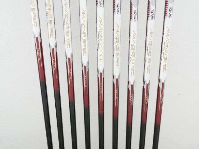 Iron set : Honma : ชุดเหล็ก Honma AMAZING Spec II (หน้าเด้ง โกงองศาสุดๆ ไกลที่สุด) มีเหล็ก 5-11,Aw,Sw (9 ชิ้น ระยะเทียบเท่า 4-Pw,Aw,Sw) ก้าน AMAZING SPEC Feather & Feather FLex R