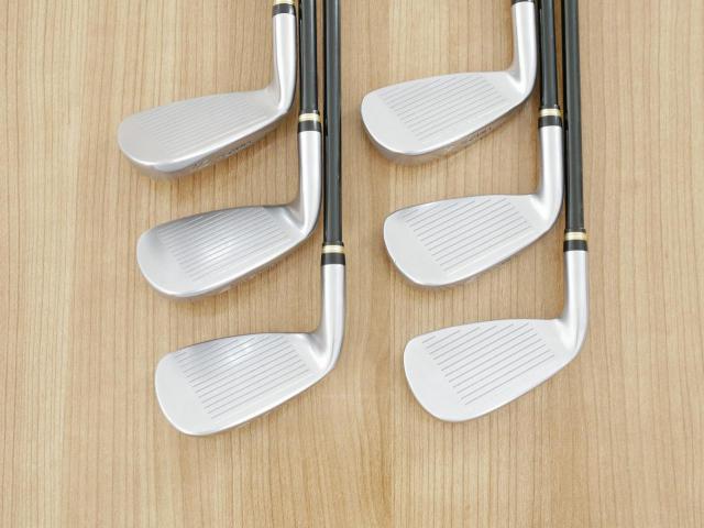 Iron set : Honma : **ก้าน 3 ดาว** ชุดเหล็ก Honma Beres IE-01 (ใบใหญ่ ลอยง่าย เหมาะกับซีเนียร์) มีเหล็ก 5-10 (6 ชิ้น) ก้าน ARMRQ 6 (45) Flex R (3 ดาว)