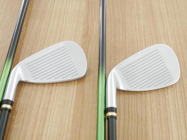 Iron set : Honma : **ก้าน 3 ดาว** ชุดเหล็ก Honma Beres IE-01 (ใบใหญ่ ลอยง่าย เหมาะกับซีเนียร์) มีเหล็ก 5-10 (6 ชิ้น) ก้าน ARMRQ 6 (45) Flex R (3 ดาว)