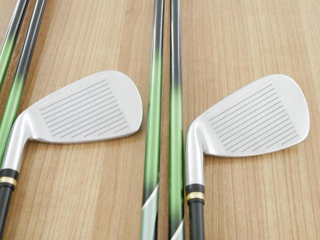 Iron set : Honma : **ก้าน 3 ดาว** ชุดเหล็ก Honma Beres IE-01 (ใบใหญ่ ลอยง่าย เหมาะกับซีเนียร์) มีเหล็ก 5-10 (6 ชิ้น) ก้าน ARMRQ 6 (45) Flex R (3 ดาว)