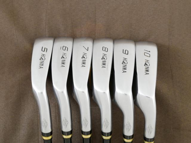 Iron set : Honma : **ก้าน 3 ดาว** ชุดเหล็ก Honma Beres IE-01 (ใบใหญ่ ลอยง่าย เหมาะกับซีเนียร์) มีเหล็ก 5-10 (6 ชิ้น) ก้าน ARMRQ 6 (45) Flex R (3 ดาว)