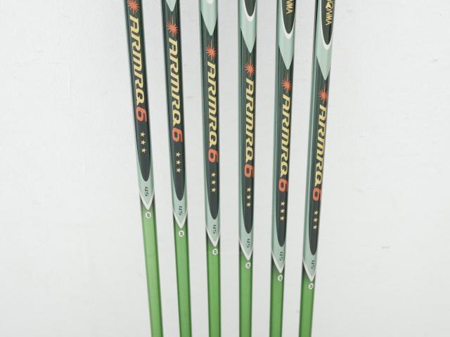 Iron set : Honma : **ก้าน 3 ดาว** ชุดเหล็ก Honma Beres IE-01 (ใบใหญ่ ลอยง่าย เหมาะกับซีเนียร์) มีเหล็ก 5-10 (6 ชิ้น) ก้าน ARMRQ 6 (45) Flex R (3 ดาว)