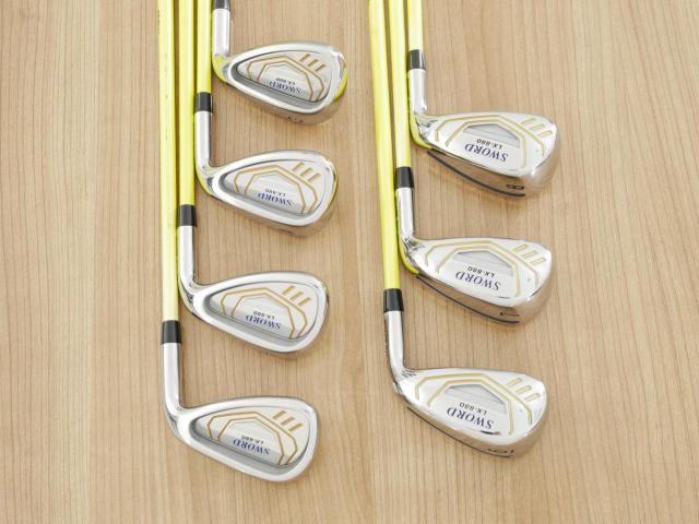 Iron set : Katana : ชุดเหล็ก Katana Sword LX-880 (เหล็กยาวเป็น Utility ตีง่าย) มีเหล็ก 6-Pw,Aw,Sw (7 ชิ้น) ก้านกราไฟต์ Fujikura Speeder Five Flex R