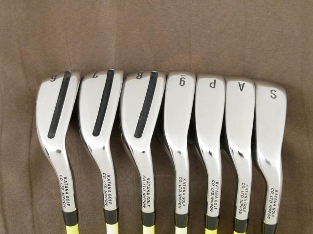 Iron set : Katana : ชุดเหล็ก Katana Sword LX-880 (เหล็กยาวเป็น Utility ตีง่าย) มีเหล็ก 6-Pw,Aw,Sw (7 ชิ้น) ก้านกราไฟต์ Fujikura Speeder Five Flex R