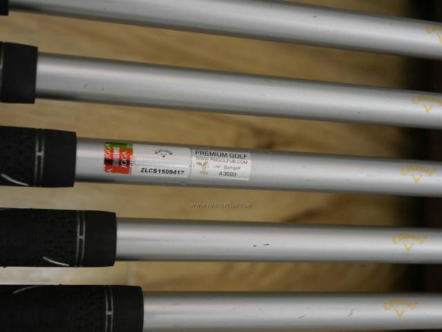 Iron set : Callaway : ชุดเหล็ก Callaway Collection (ตีง่าย ไกล) มีเหล็ก 5-Pw (6 ชิ้น) ก้านกราไฟต์ Flex S