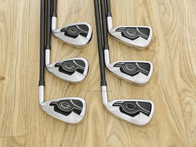 Iron set : Callaway : ชุดเหล็ก Callaway Collection (ตีง่าย ไกล) มีเหล็ก 5-Pw (6 ชิ้น) ก้านกราไฟต์ Flex S