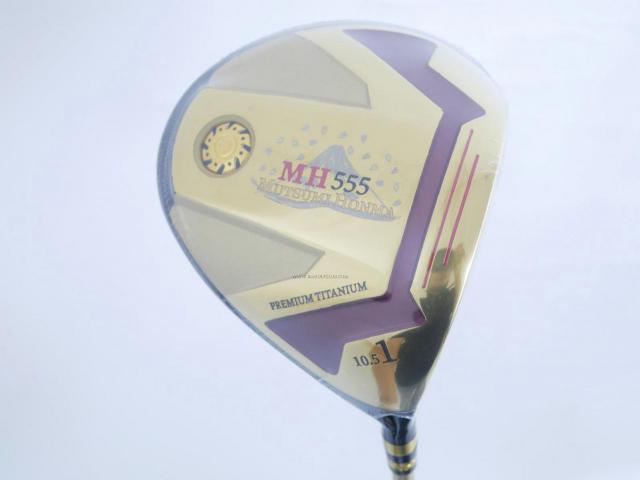 Driver : Other Brand : **ของใหม่ ยังไม่แกะพลาสติก** ไดรเวอร์ Mutsumi Honma MH555 (ปี 2022 หัวขนาด 555cc. หน้าเด้งเกินกฏ) Loft 10.5 Flex R