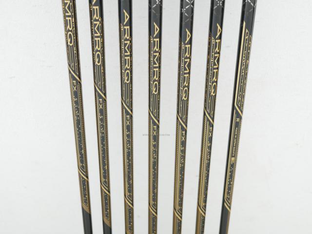 Iron set : Honma : ชุดเหล็ก Honma Beres 09 Forged Black (รุ่นล่าสุด ออกปี 2024 สวยมากๆ) มีเหล็ก 7-11,Aw,Sw (7 ชิ้น เทียบเท่า 6-Pw,Aw,Sw) ก้าน ARMRQ FX Flex R
