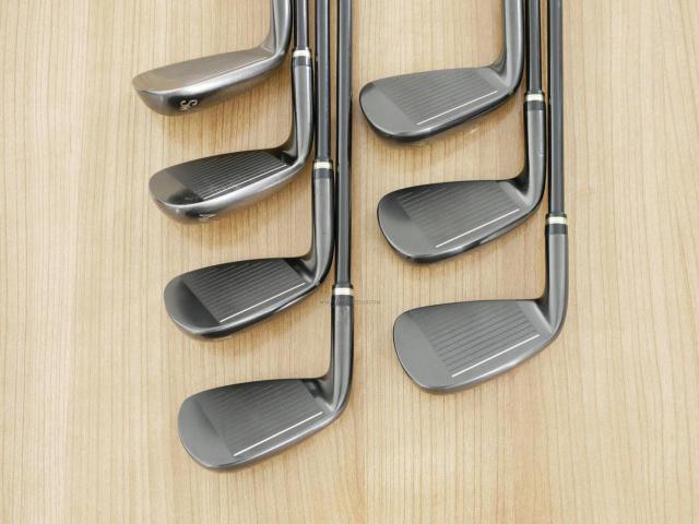 Iron set : Honma : ชุดเหล็ก Honma Beres 09 Forged Black (รุ่นล่าสุด ออกปี 2024 สวยมากๆ) มีเหล็ก 7-11,Aw,Sw (7 ชิ้น เทียบเท่า 6-Pw,Aw,Sw) ก้าน ARMRQ FX Flex R