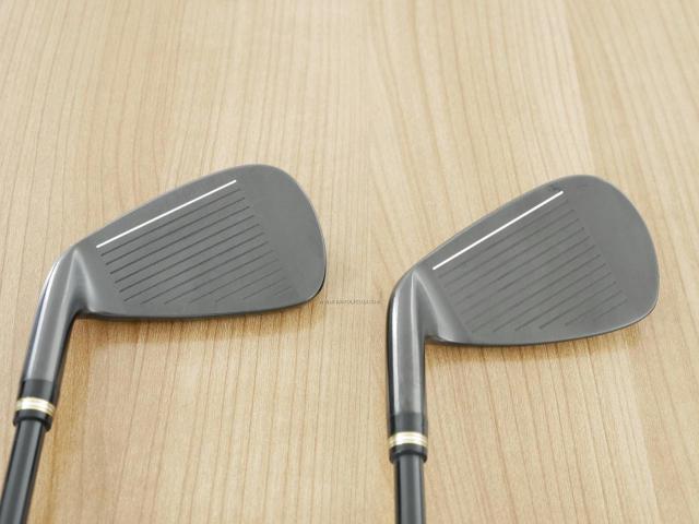 Iron set : Honma : ชุดเหล็ก Honma Beres 09 Forged Black (รุ่นล่าสุด ออกปี 2024 สวยมากๆ) มีเหล็ก 7-11,Aw,Sw (7 ชิ้น เทียบเท่า 6-Pw,Aw,Sw) ก้าน ARMRQ FX Flex R