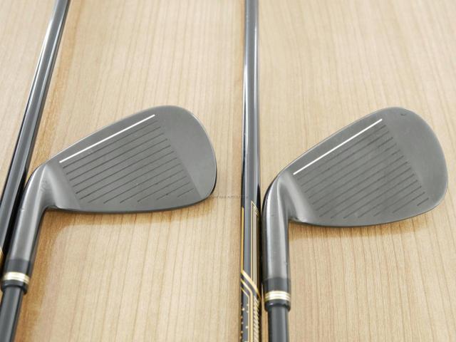 Iron set : Honma : ชุดเหล็ก Honma Beres 09 Forged Black (รุ่นล่าสุด ออกปี 2024 สวยมากๆ) มีเหล็ก 7-11,Aw,Sw (7 ชิ้น เทียบเท่า 6-Pw,Aw,Sw) ก้าน ARMRQ FX Flex R