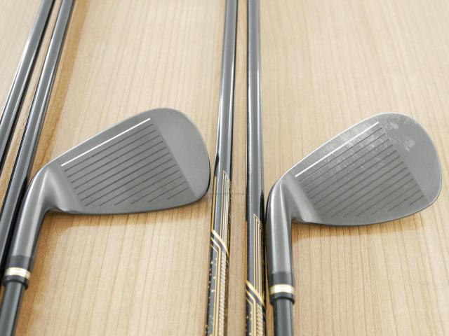 Iron set : Honma : ชุดเหล็ก Honma Beres 09 Forged Black (รุ่นล่าสุด ออกปี 2024 สวยมากๆ) มีเหล็ก 7-11,Aw,Sw (7 ชิ้น เทียบเท่า 6-Pw,Aw,Sw) ก้าน ARMRQ FX Flex R