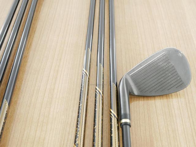 Iron set : Honma : ชุดเหล็ก Honma Beres 09 Forged Black (รุ่นล่าสุด ออกปี 2024 สวยมากๆ) มีเหล็ก 7-11,Aw,Sw (7 ชิ้น เทียบเท่า 6-Pw,Aw,Sw) ก้าน ARMRQ FX Flex R