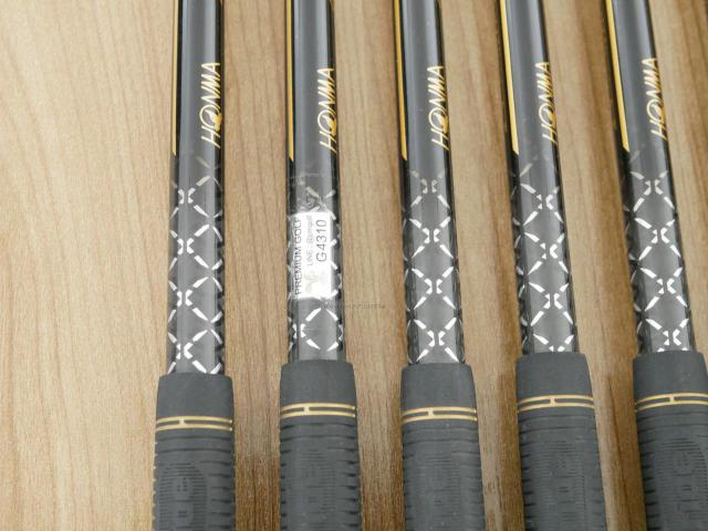 Iron set : Honma : ชุดเหล็ก Honma Beres 09 Forged Black (รุ่นล่าสุด ออกปี 2024 สวยมากๆ) มีเหล็ก 7-11,Aw,Sw (7 ชิ้น เทียบเท่า 6-Pw,Aw,Sw) ก้าน ARMRQ FX Flex R