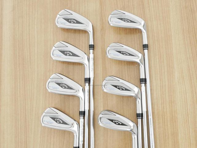 Iron set : Callaway : ชุดเหล็ก Callaway Paradym Ai Smoke Max Fast (ออกปี 2024 ตีง่ายมาก ไกล Japan Spec.) มีเหล็ก 6-Pw,Aw,Gw,Sw (8 ชิ้น) ก้านเหล็ก NS Pro 850 NEO Flex S