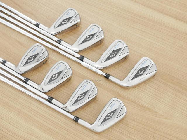 Iron set : Callaway : ชุดเหล็ก Callaway Paradym Ai Smoke Max Fast (ออกปี 2024 ตีง่ายมาก ไกล Japan Spec.) มีเหล็ก 6-Pw,Aw,Gw,Sw (8 ชิ้น) ก้านเหล็ก NS Pro 850 NEO Flex S
