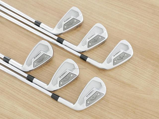 Iron set : Callaway : ชุดเหล็ก Callaway X Forged CB (รุ่นปี 2022) มีเหล็ก 5-Pw (6 ชิ้น) ก้านเหล็ก NS Pro Modus 120 Flex S