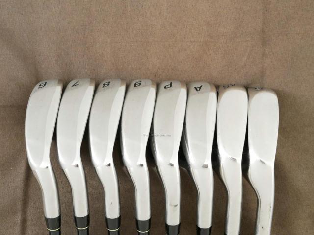 Iron set : Tsuruya : ชุดเหล็ก Tsuruya AXEL XP HM (หน้าเด้ง ตีไกลมากๆ) มีเหล็ก 6-Pw,Aw,As,Sw (8 ชิ้น) ก้านกราไฟต์ Flex R