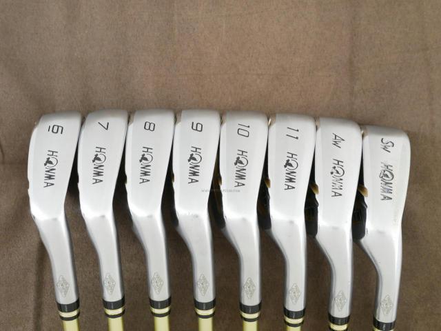Iron set : Honma : ชุดเหล็ก Honma Beres IS-06 Forged (ปี 2019) มีเหล็ก 6-11,Aw,Sw (8 ชิ้น เทียบเท่า 5-Pw,Aw,Sw) ก้าน ARMRQ X (47) Flex R (2 ดาว)