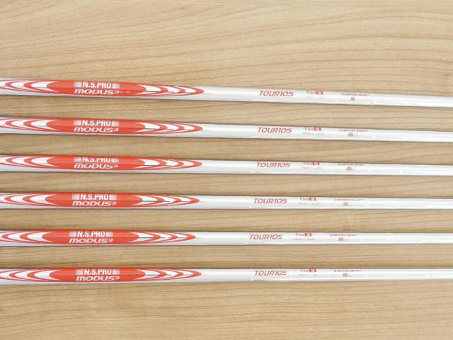 Iron set : Titleist : ชุดเหล็ก Titleist T100 Forged (รุ่นปี 2020) มีเหล็ก 5-Pw (6 ชิ้น) ก้านเหล็ก NS Pro Modus 105 Flex S