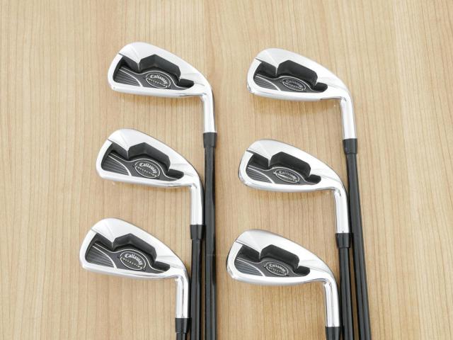 Iron set : Callaway : ชุดเหล็ก Callaway Collection (ตีง่าย ไกล) มีเหล็ก 5-Pw (6 ชิ้น) ก้านกราไฟต์ Flex R