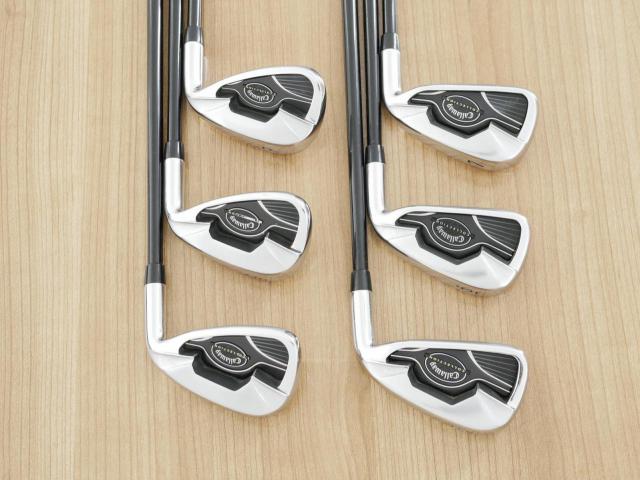 Iron set : Callaway : ชุดเหล็ก Callaway Collection (ตีง่าย ไกล) มีเหล็ก 5-Pw (6 ชิ้น) ก้านกราไฟต์ Flex R
