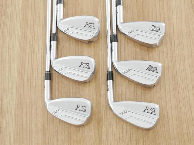 Iron set : PXG : ชุดเหล็ก PXG 0211 XCOR 2 (รุ่นปี 2023 หน้าเด้ง ตีไกลมากๆ) มีเหล็ก 5-Pw (6 ชิ้น) ก้านเหล็ก KBS Max MT 85 Flex S