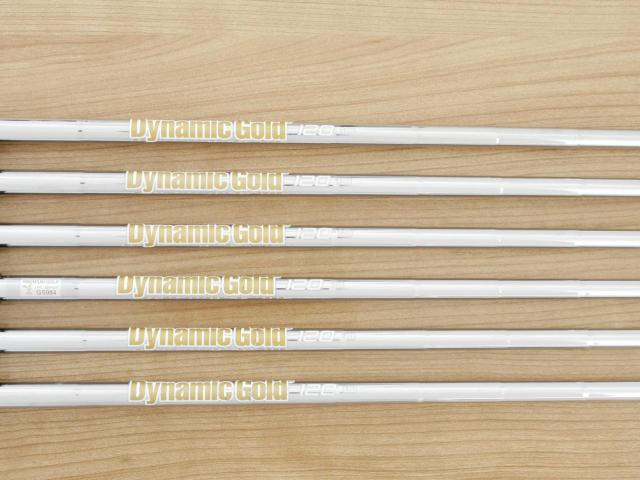 Iron set : Other Brand : **มีตำหนิ** ชุดเหล็ก Fujimoto FG FK-01 Forged (นุ่ม แน่นมากๆๆ หายาก High End สุดๆ) มีเหล็ก 5-Pw (6 ชิ้น) ก้านเหล็ก Dynamic Gold 120 S200