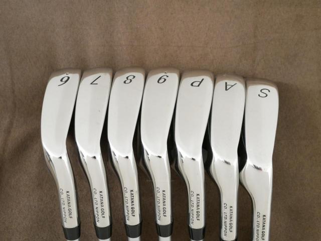 Iron set : Katana : ชุดเหล็ก Katana Sword PTC Royal (ตีง่าย) มีเหล็ก 6-Pw,Aw,Sw (7 ชิ้น) ก้านกราไฟต์ Fujikura Speeder 556 Flex SR