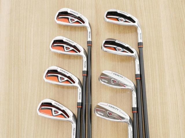 Iron set : Maruman : ชุดเหล็ก Maruman Red-V II (ใบใหญ่ ตีง่าย ไกล) มีเหล็ก 5-Pw,Aw,Sw (8 ชิ้น) ก้านกราไฟต์ Flex R