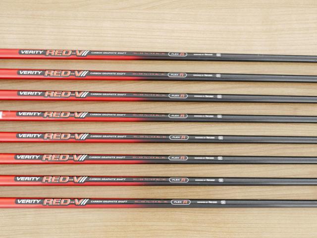 Iron set : Maruman : ชุดเหล็ก Maruman Red-V II (ใบใหญ่ ตีง่าย ไกล) มีเหล็ก 5-Pw,Aw,Sw (8 ชิ้น) ก้านกราไฟต์ Flex R
