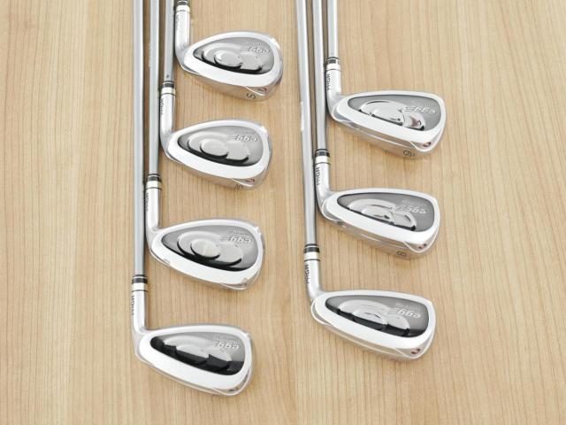 Iron set : PRGR : ชุดเหล็กกระเทย PRGR Egg PC (รุ่นปี 2019 ตีง่ายและไกลมากๆ โกงสุดๆ) มีเหล็ก 7-Pw,Aw,As,Sw (7 ชิ้น) ก้านกราไฟต์ M-37 Flex R