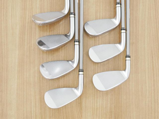 Iron set : PRGR : ชุดเหล็กกระเทย PRGR Egg PC (รุ่นปี 2019 ตีง่ายและไกลมากๆ โกงสุดๆ) มีเหล็ก 7-Pw,Aw,As,Sw (7 ชิ้น) ก้านกราไฟต์ M-37 Flex R