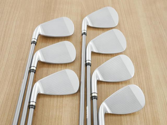 Iron set : PRGR : ชุดเหล็กกระเทย PRGR Egg PC (รุ่นปี 2019 ตีง่ายและไกลมากๆ โกงสุดๆ) มีเหล็ก 7-Pw,Aw,As,Sw (7 ชิ้น) ก้านกราไฟต์ M-37 Flex R