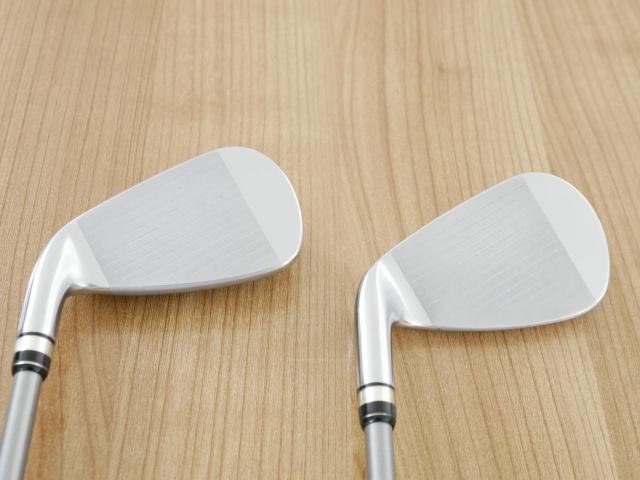 Iron set : PRGR : ชุดเหล็กกระเทย PRGR Egg PC (รุ่นปี 2019 ตีง่ายและไกลมากๆ โกงสุดๆ) มีเหล็ก 7-Pw,Aw,As,Sw (7 ชิ้น) ก้านกราไฟต์ M-37 Flex R