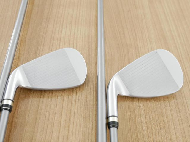 Iron set : PRGR : ชุดเหล็กกระเทย PRGR Egg PC (รุ่นปี 2019 ตีง่ายและไกลมากๆ โกงสุดๆ) มีเหล็ก 7-Pw,Aw,As,Sw (7 ชิ้น) ก้านกราไฟต์ M-37 Flex R