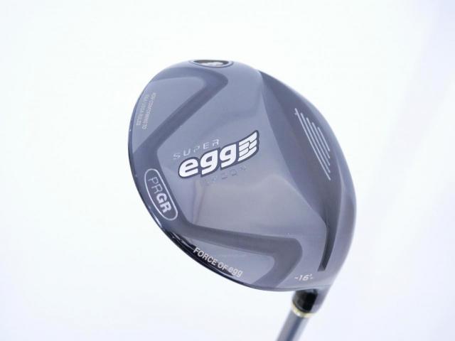 Fairway Wood : PRGR : หัวไม้ 3 PRGR Super Egg (หน้าเด้งเกินกฏ COR 0.84 ปี 2017 หายากมาก) Loft 16 Flex R (M-37)