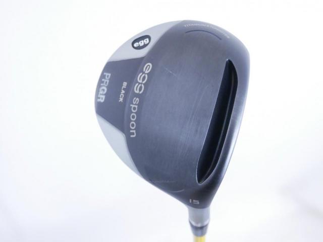 Fairway Wood : PRGR : หัวไม้ 3 PRGR Egg Spoon BLACK (ปี 2022) Loft 15 ก้าน S-Trixx VALMER VX65F Flex S