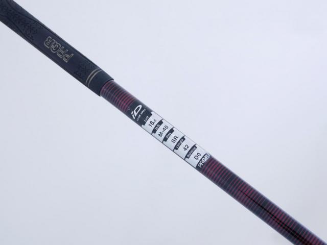 Fairway Wood : PRGR : หัวไม้ 5 PRGR ID Nabla RED (รุ่นท้อป Titanium) Loft 18.5 ก้าน M-40 (Flex SR)