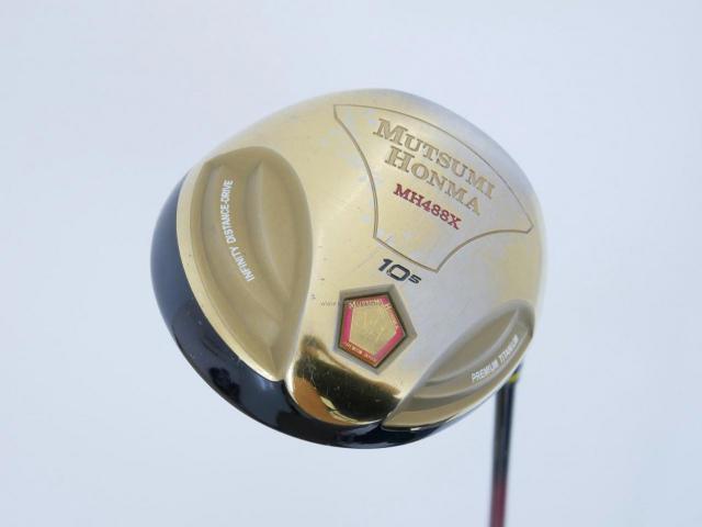 Driver : Other Brand : **มีบุบ** ไดรเวอร์ Mutsumi Honma MH488X (หัวขนาด 488cc. หน้าเด้งเกินกฏ) Loft 10.5 Flex R