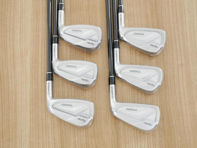 Iron set : Honma : **ของใหม่ ยังไม่แกะพลาสติก** ชุดเหล็ก Honma Tour World TW757P (ออกปี 2022) มีเหล็ก 5-Pw (6 ชิ้น) ก้านกราไฟต์ Honma Vizard 50 Flex R